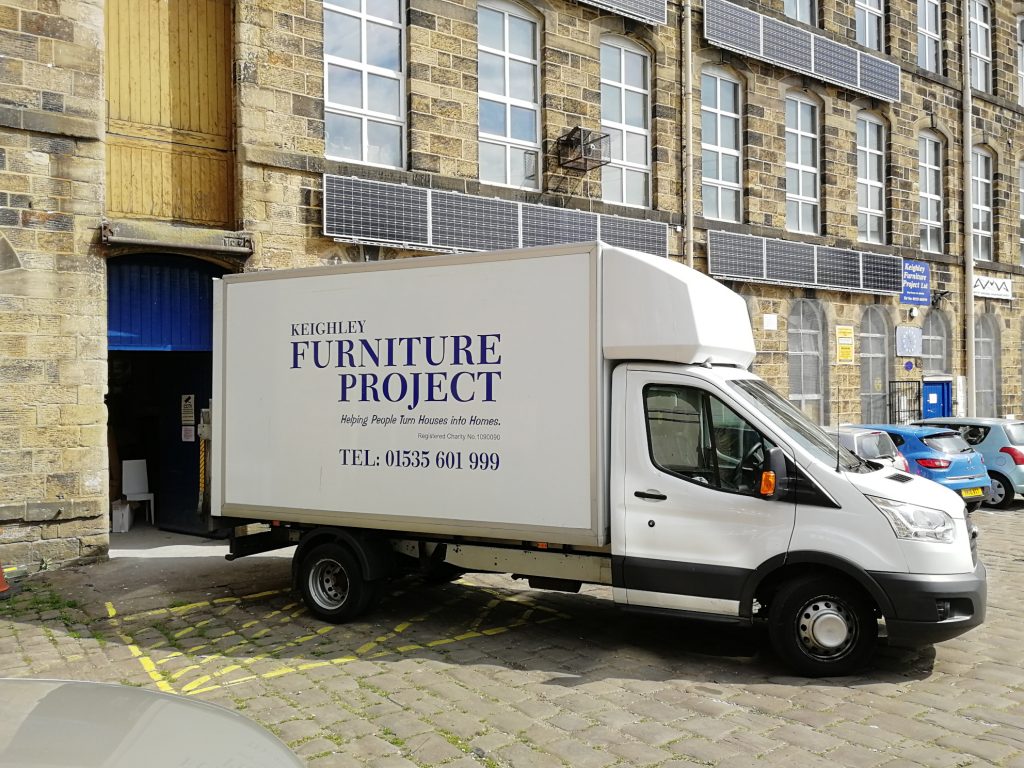 Our Van at our loading bay